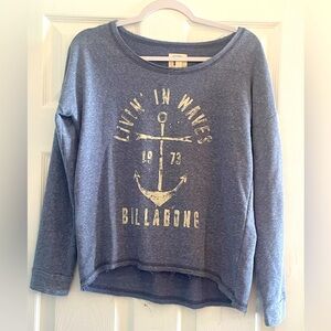 Billabong Living in Waves sweatshirt size M